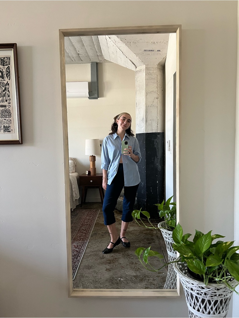 Vintage Navy Capris